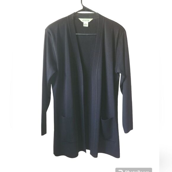 Exclusively Misook Open Front Knit Cardigan Sweater - Picture 1 of 3